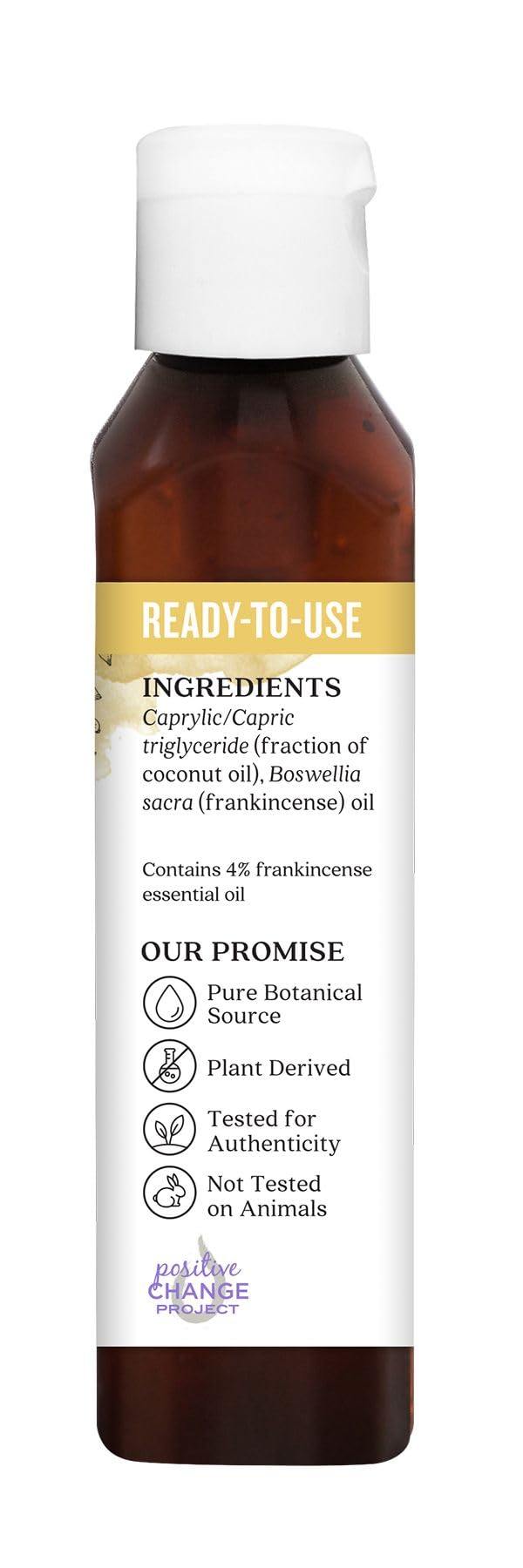 Aura Cacia Frankincense, difusor aroma suave para relajación y concentración.