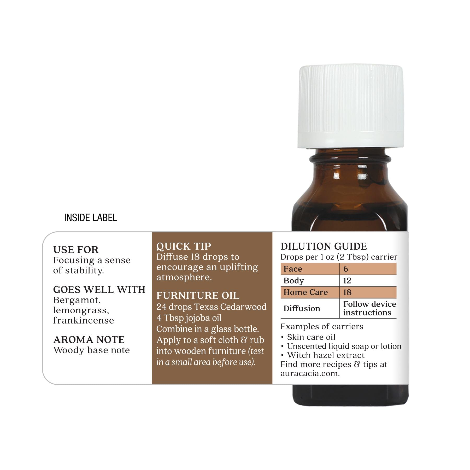 Aura Cacia historia de la marca y compromiso con pureza.