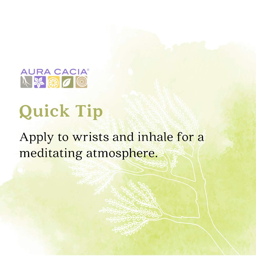 Aura Cacia Roll-On Incienso: validación de pureza mediante análisis GC/MS en cada lote.