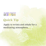 Aura Cacia Roll-On Incienso: validación de pureza mediante análisis GC/MS en cada lote.