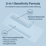 Auraglow remineralización del esmalte durante el blanqueamiento con nano-hidroxiapatita.