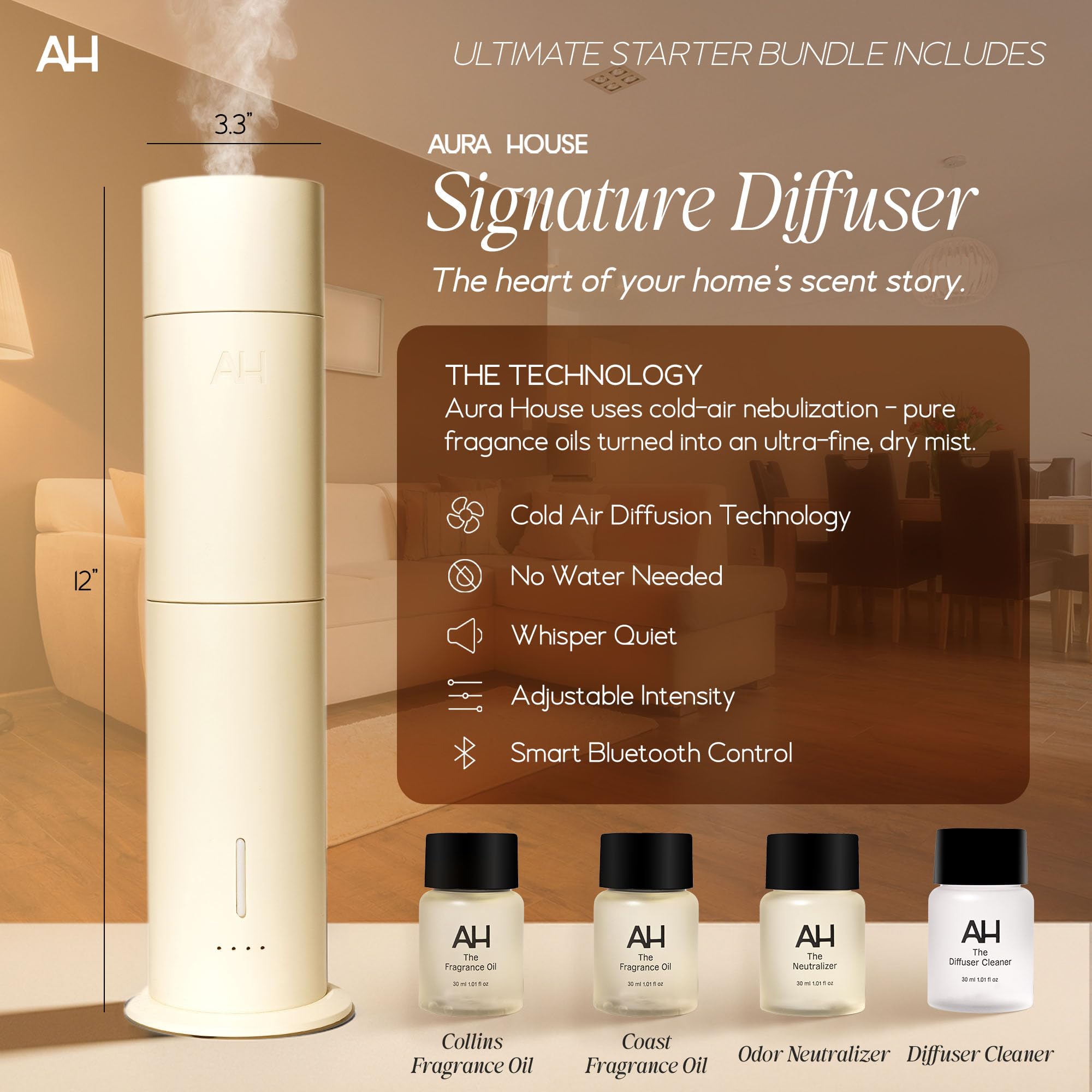 Aceites fragancia Collins Coast para perfumar cada habitación con sutileza