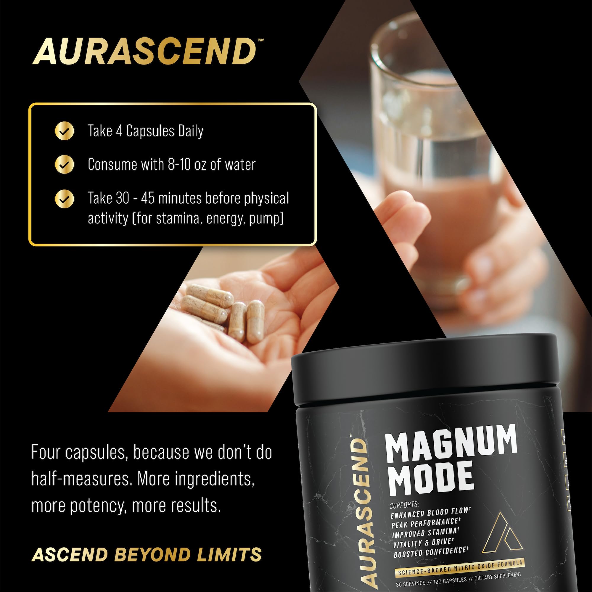 Aurascend Magnum Mode dosis diaria: guía para una rutina constante.