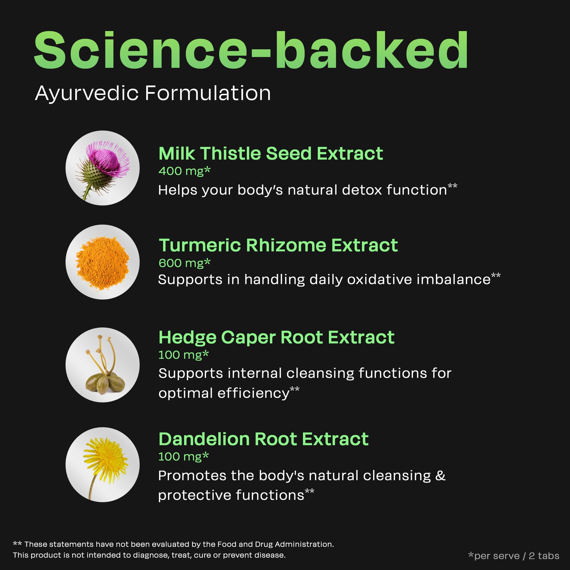 Ingredientes de Auric, hierbas naturales para apoyo hepático.