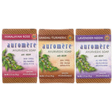Auromere jabon ayurveda sandalo curcuma: aroma suave e hidratacion para la piel
