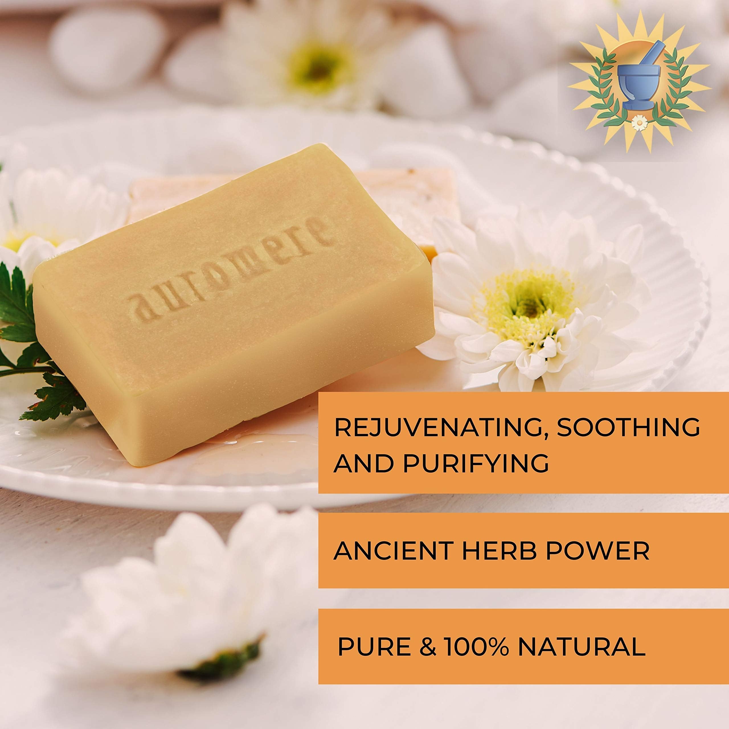 Auromere jabon base coco: limpieza suave y humectante