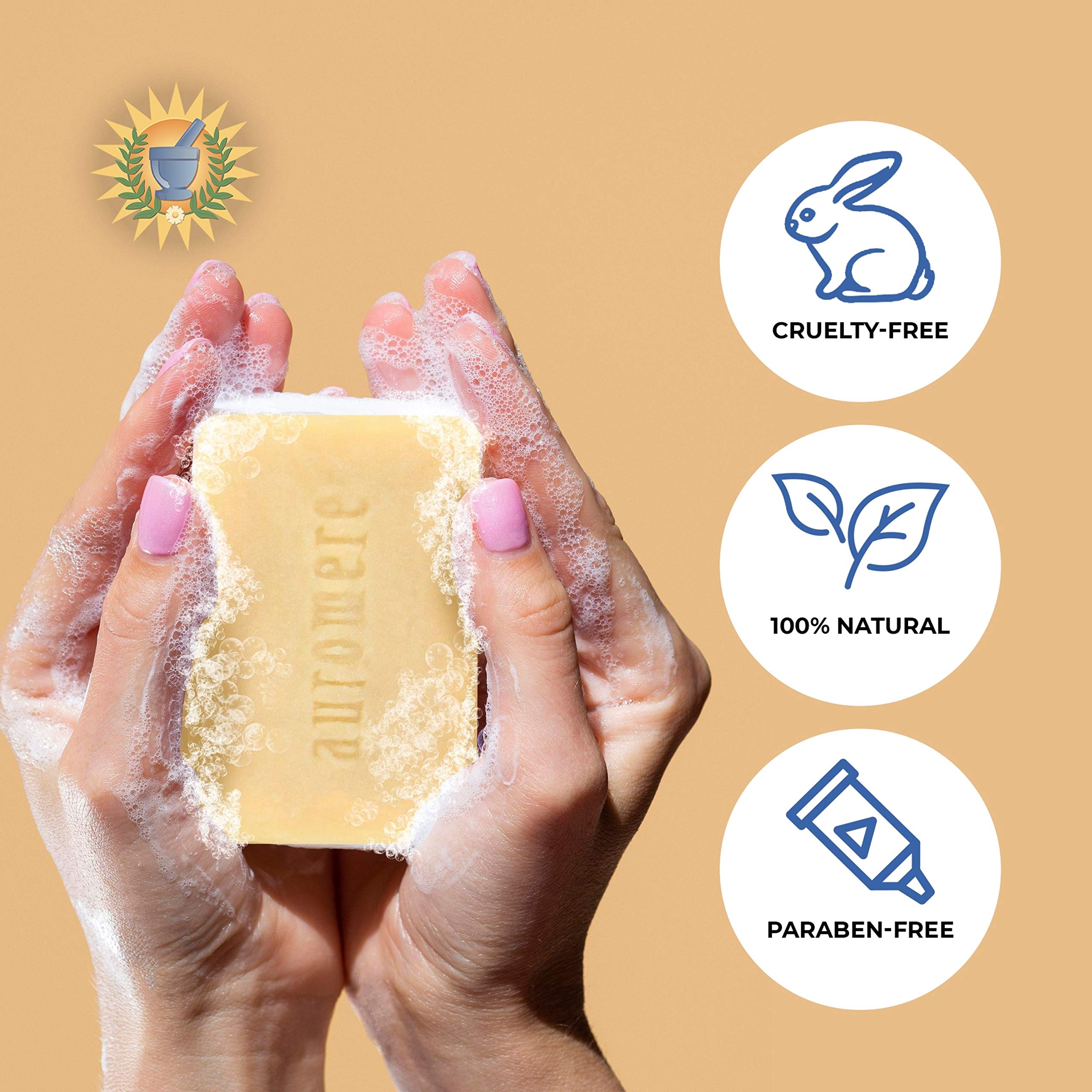 Auromere jabon libre de parabenos: opcion natural para piel sensible