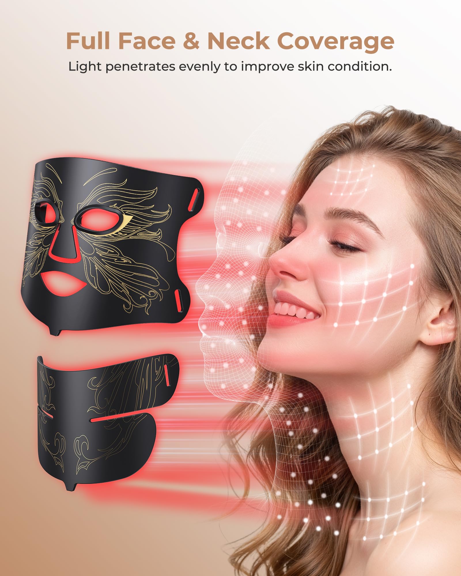 Aurphany control remoto, temporizador de 20 minutos para sesiones cómodas.