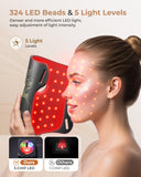 Aurphany máscara de luz roja para cuello, revitaliza la zona del cuello.