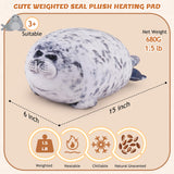 Peluche foca Auspicious Beginning con calor humedo suave para confort