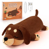 Auspicious Beginning dachshund: almohadilla eléctrica con calor rápido USB de 14 pulgadas.