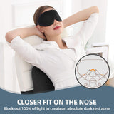 Conjunto Aussumy de 3 mascarillas y 3 tapones para dormir.