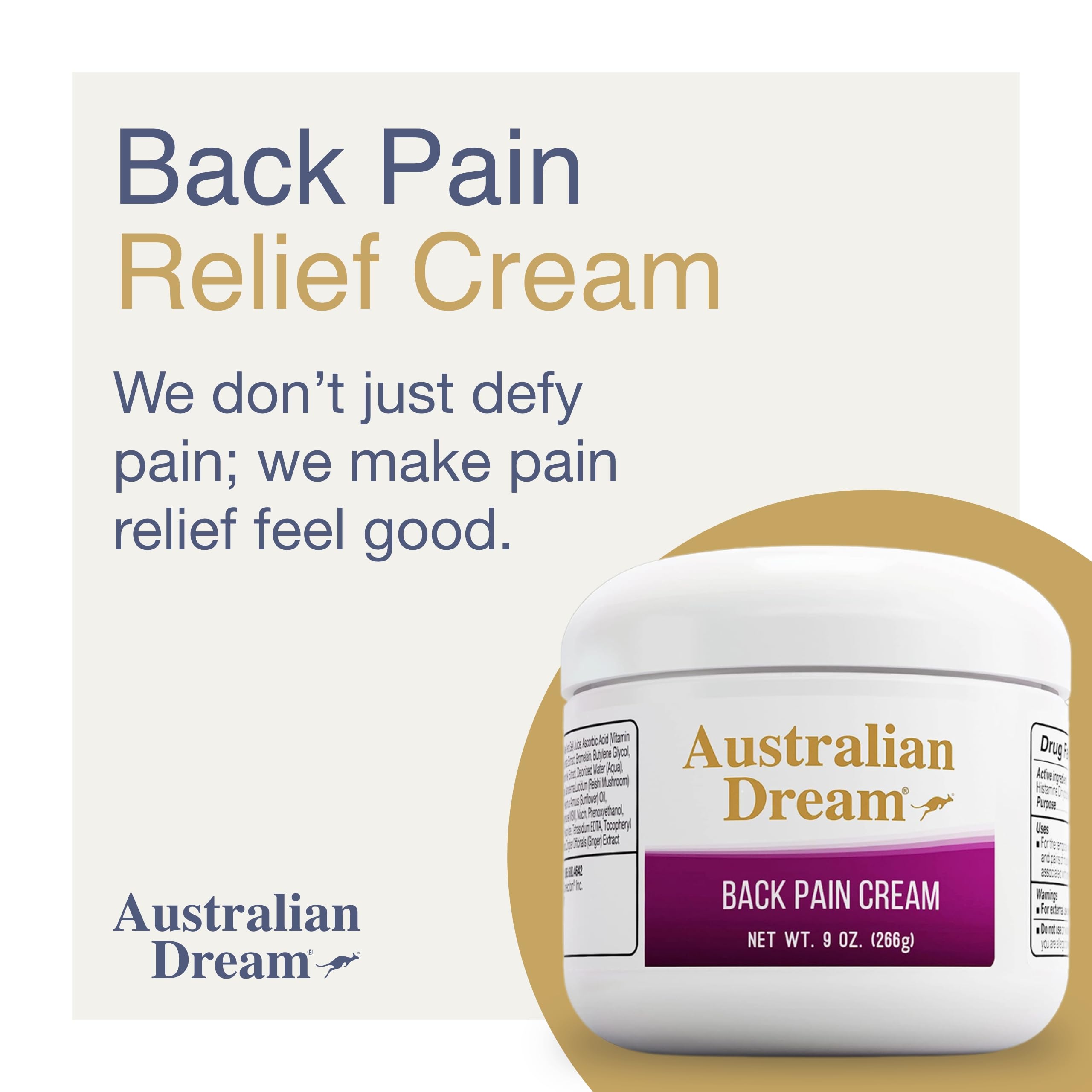Relajación muscular con Australian Dream en cuello y hombros