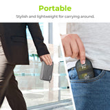 Bolsita gris impermeable lavable para viajes AUVON.