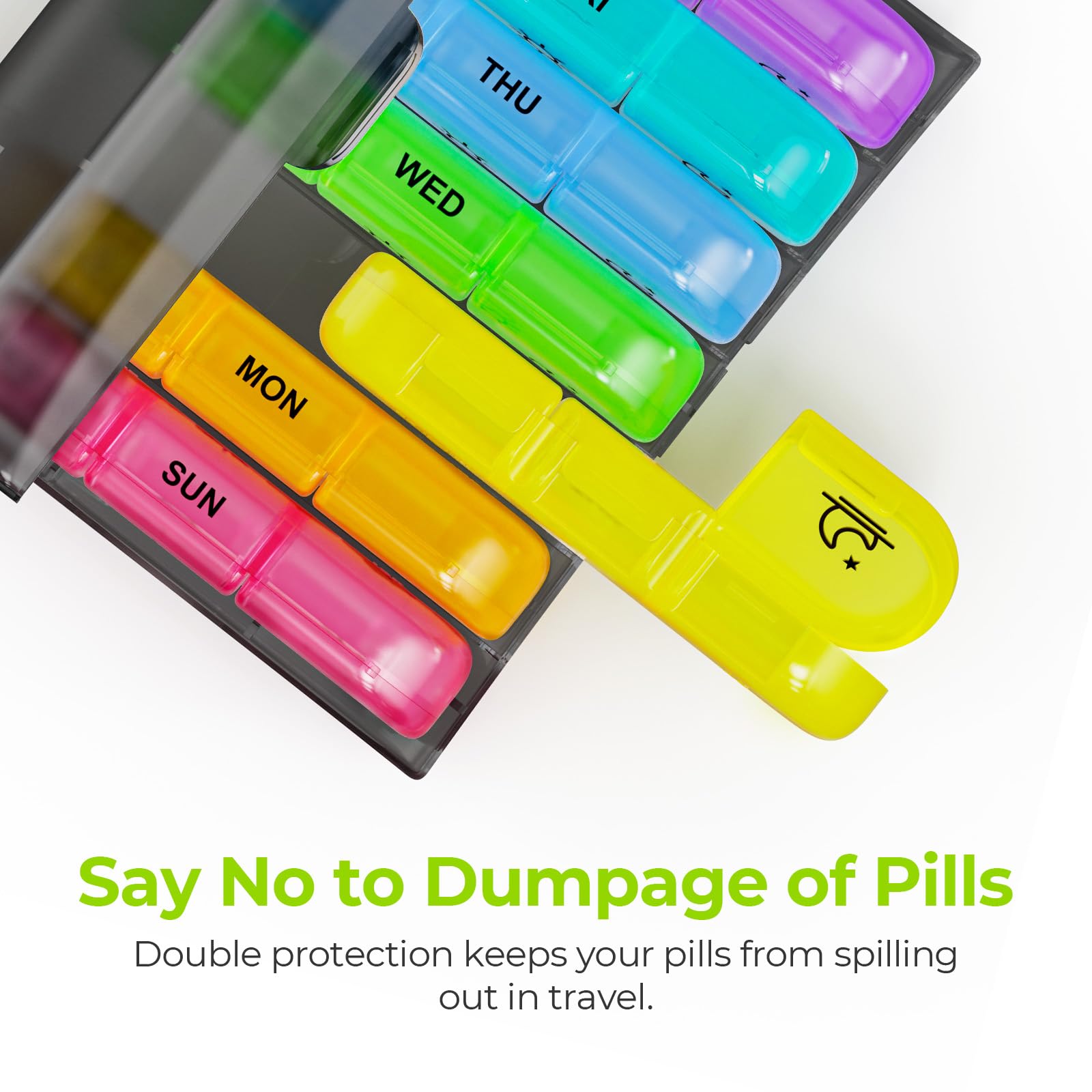 Diseño portátil, perfecto para viajes y salidas.