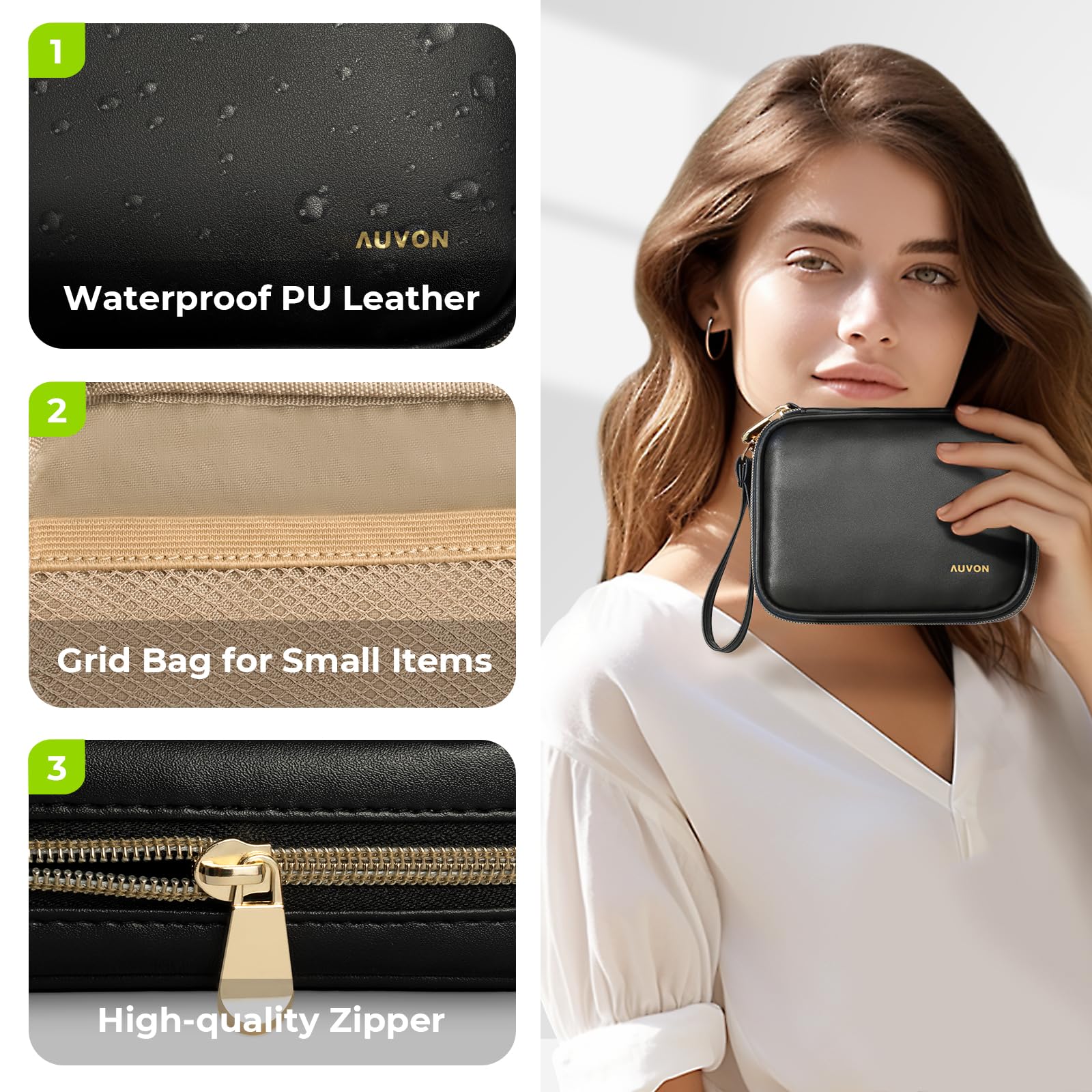 Ideal para viajar por su tamaño compacto y bolsa incluida