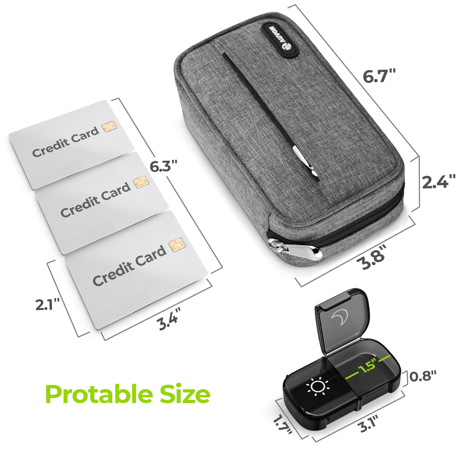 AUVON material libre de BPA para seguridad y tranquilidad