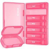 AUVON organizador-semanal-pastillas-doble-proteccion para viaje seguro y organizado.