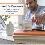 Avantera Elevate: envase de vidrio que mantiene frescas las cápsulas.