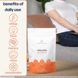 Avantera Elevate Gummies: enfoque y memoria mejorados en sesiones de trabajo.