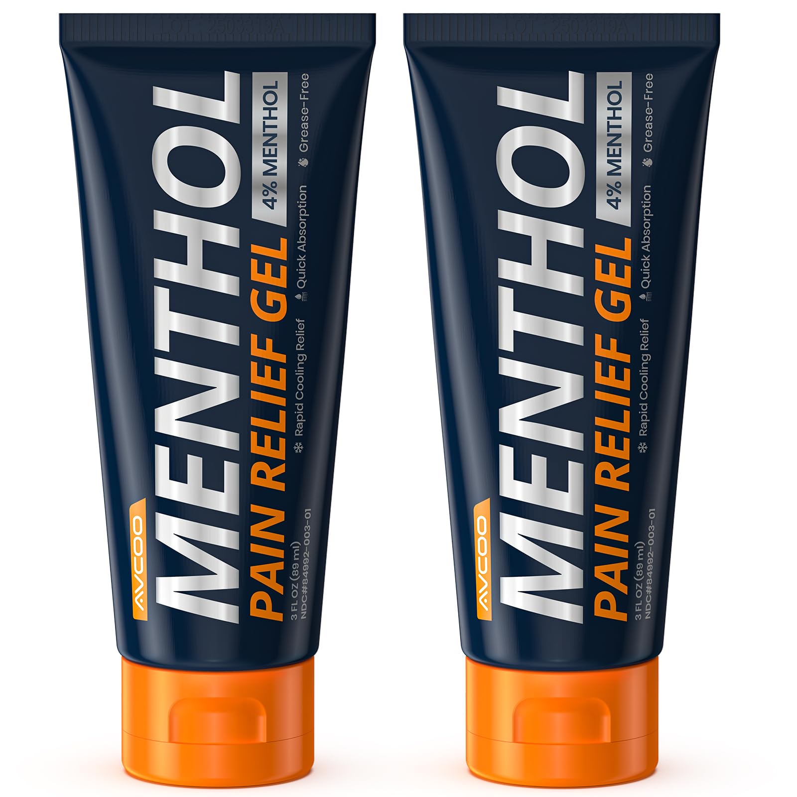 AVCOO gel mentol 4% para aplicación externa, sensación fría que alivia temporalmente músculos y articulaciones.