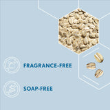 Aveeno: textura suave que hidrata la piel durante el baño.