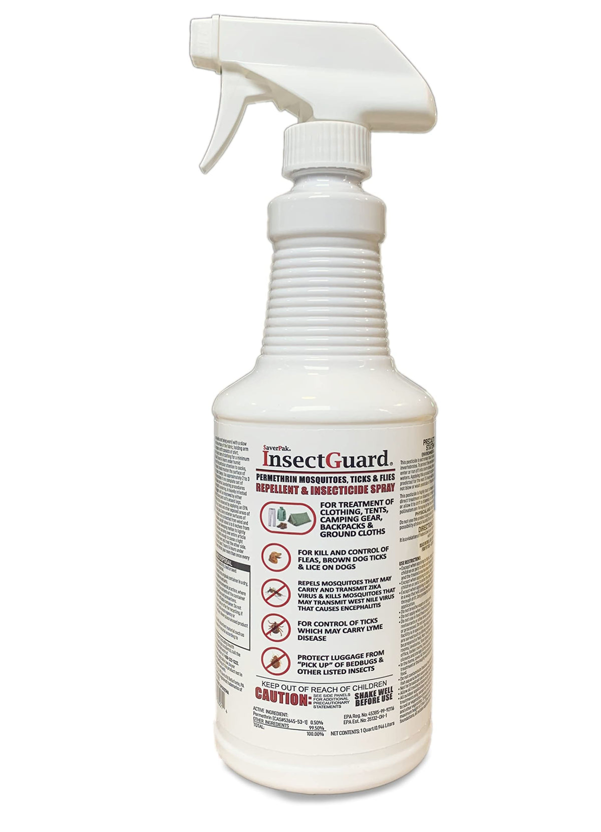 AverPak InsectGuard, botella para ropa, protección repelente al salir al aire libre.