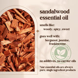 Avivni Aceite Esencial Sándalo Australiano, aplicación en gotas para mezclas.
