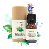 Avivni Patchouli, frasco de 10 ml, aceite esencial puro para aromaterapia y cuidado de la piel.