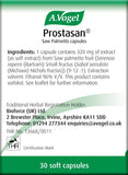 A.Vogel Prostasan: cápsulas sobre superficie, representación del consumo diario