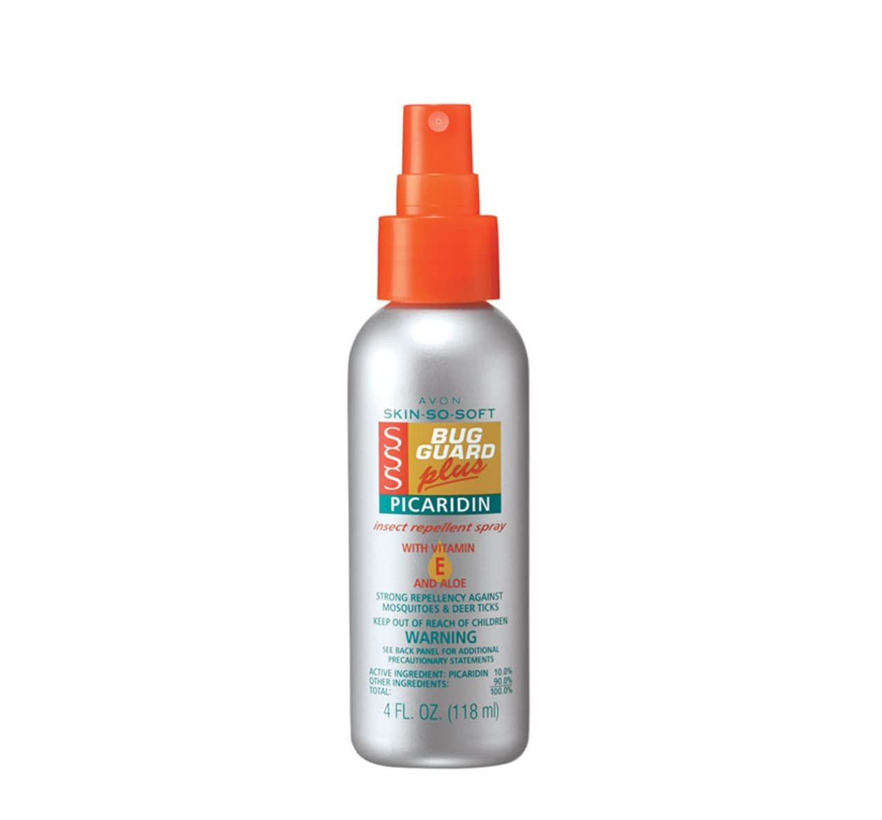 AVON Skin So Soft Bug Guard Picaridin, frasco de 4 oz para protección al aire libre