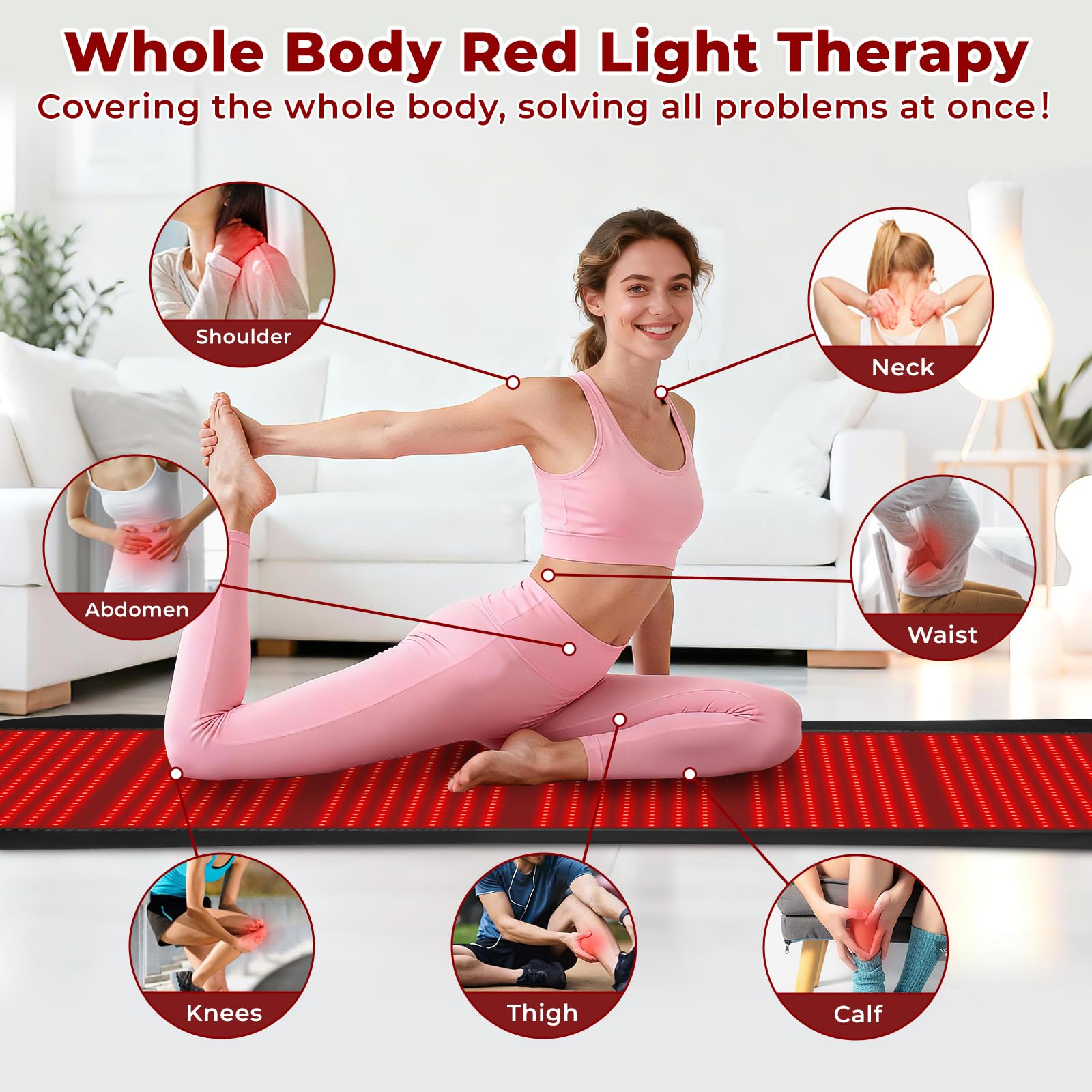 AVZAVZ manta cubre todo el cuerpo, ideal para sesiones completas en casa.