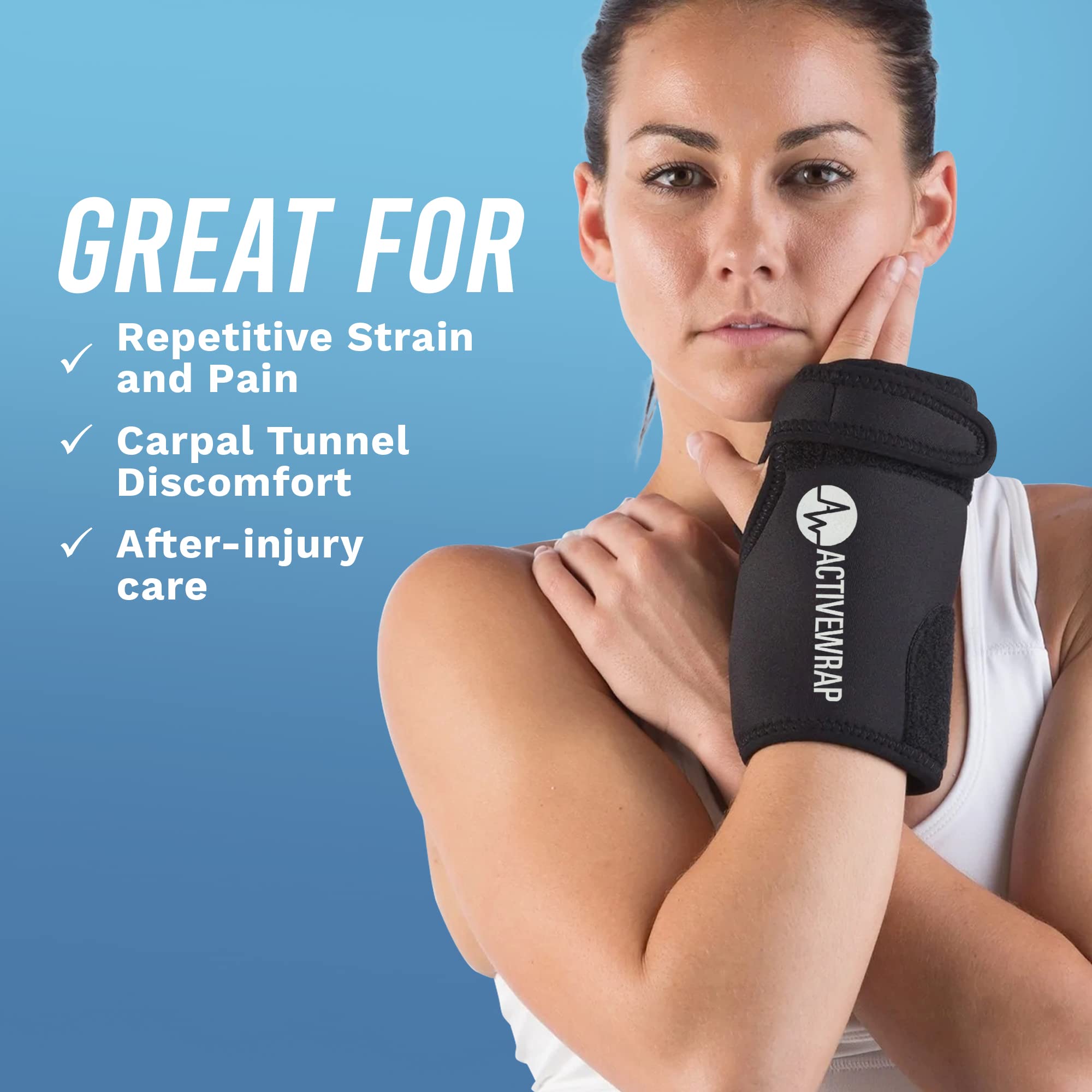 AW ActiveWrap: compresion suave para un movimiento comodo durante tareas