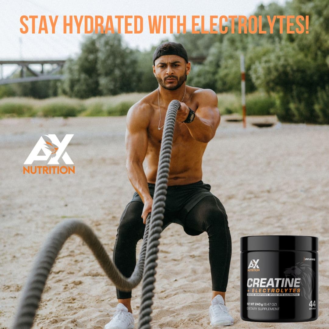 AX Nutrition etiqueta clara de AX Nutrition muestra ingredientes y usos para rendimiento.