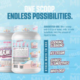 Axe & Sledge Farm Fed sabor Marshmallow Milk para disfrutar cada batido.