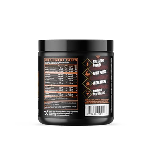 Axe & Sledge Intake, detalle de ingredientes clave, muestra transparencia y beneficio potencial.