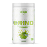 Axe & Sledge The Grind, botella vertiendo, apoyo a la recuperación muscular tras el entrenamiento