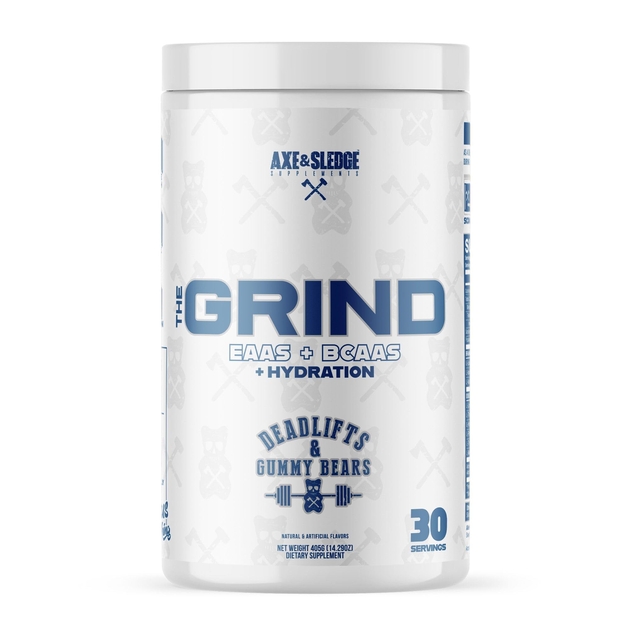Axe & Sledge The Grind vertido en vaso para recuperación muscular e hidratación