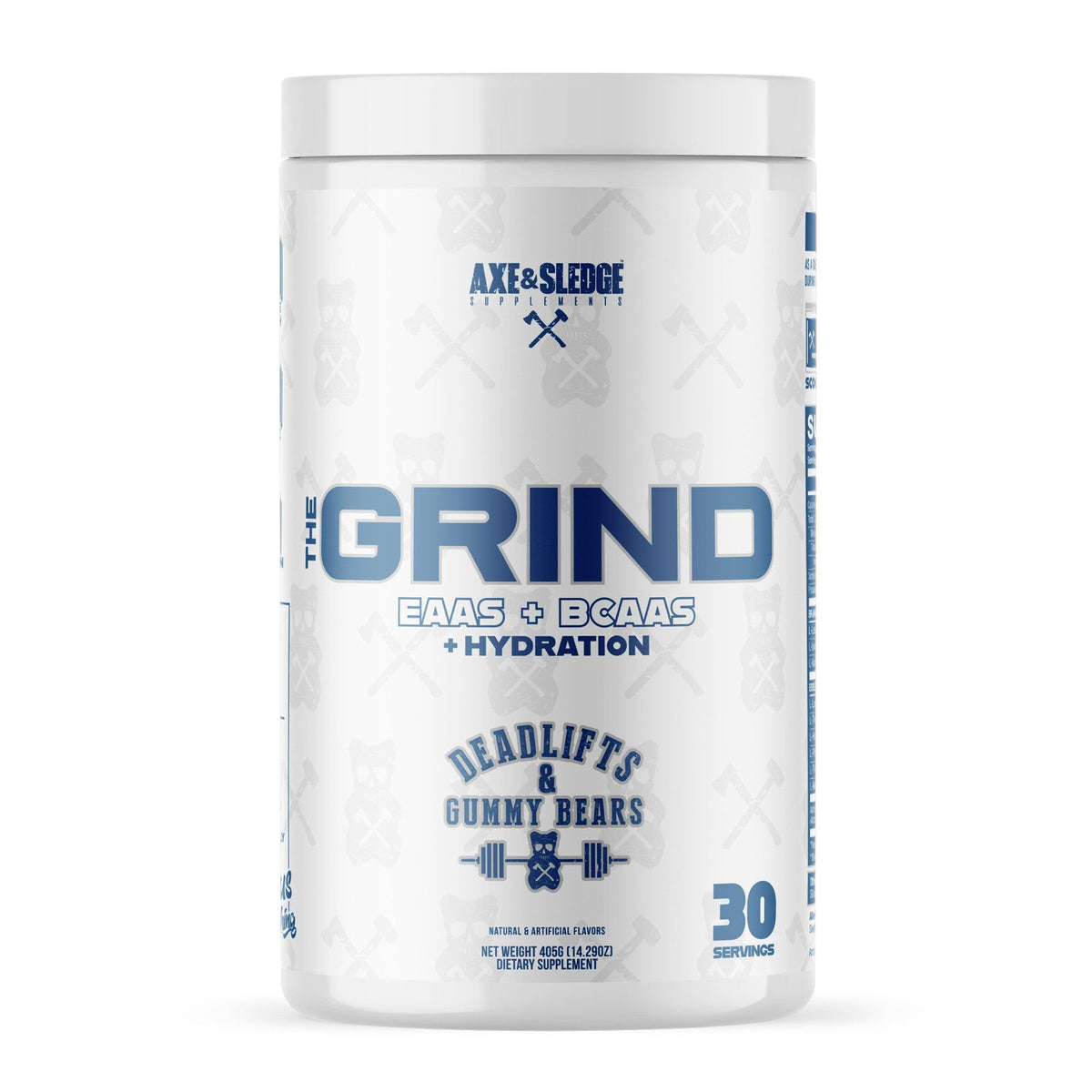 Axe & Sledge The Grind vertido en vaso para recuperación muscular e hidratación