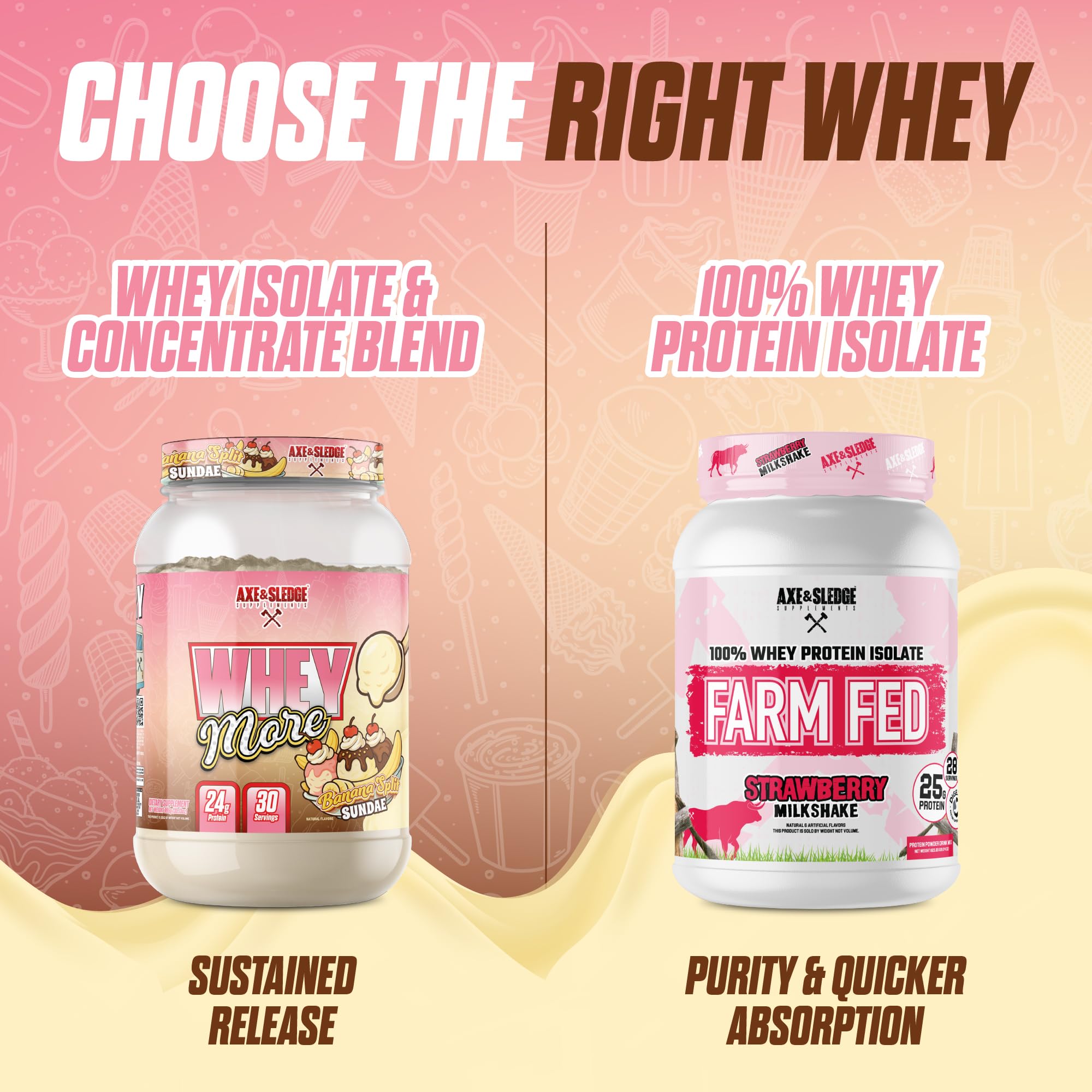 Uso post-entrenamiento con Axe & Sledge Whey More