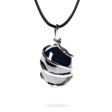 Ayana Wellness colgante hematita crudo para equilibrio y concentración.