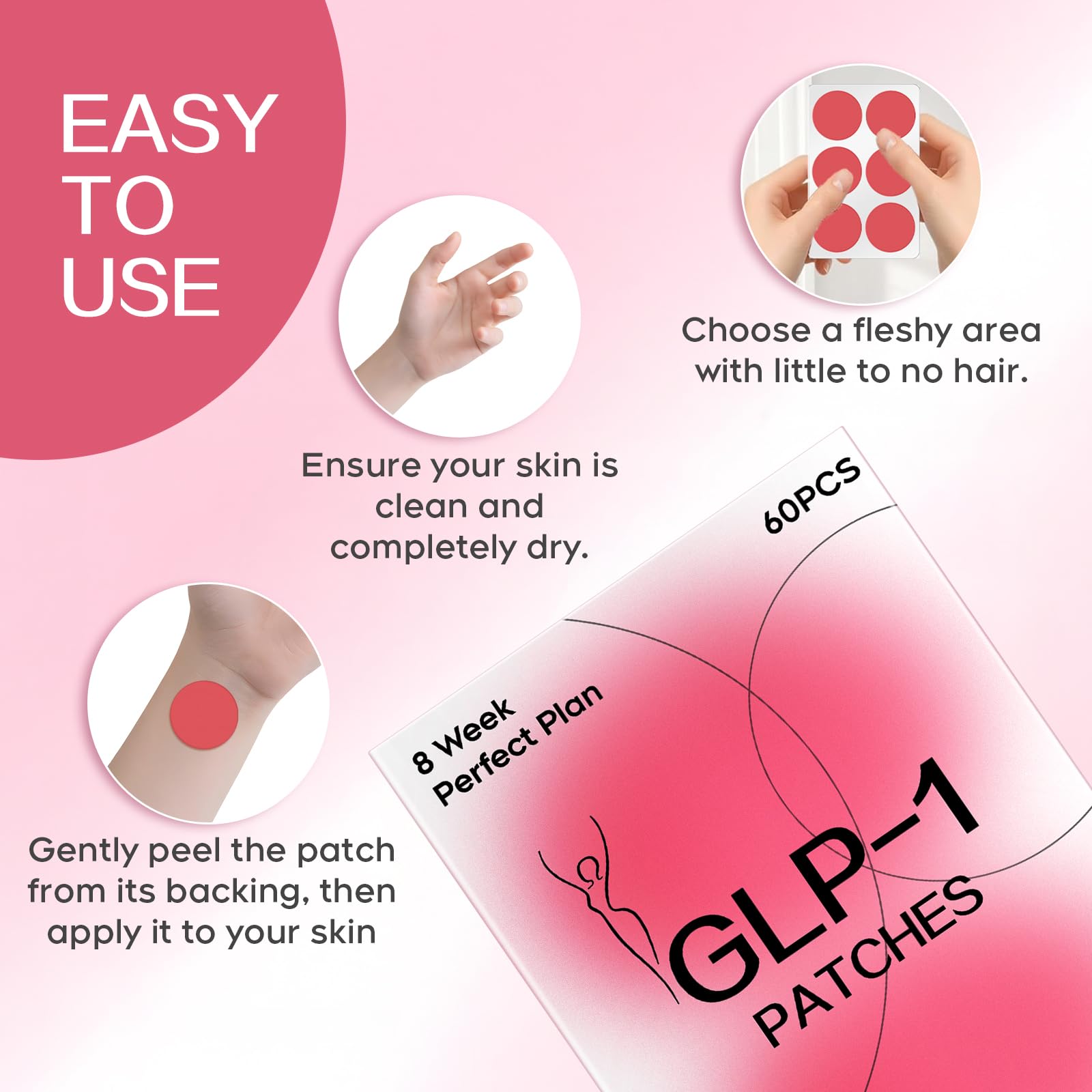 Parches AYOJOY GLP-1 en estilo de vida activo: cómodo y discreto