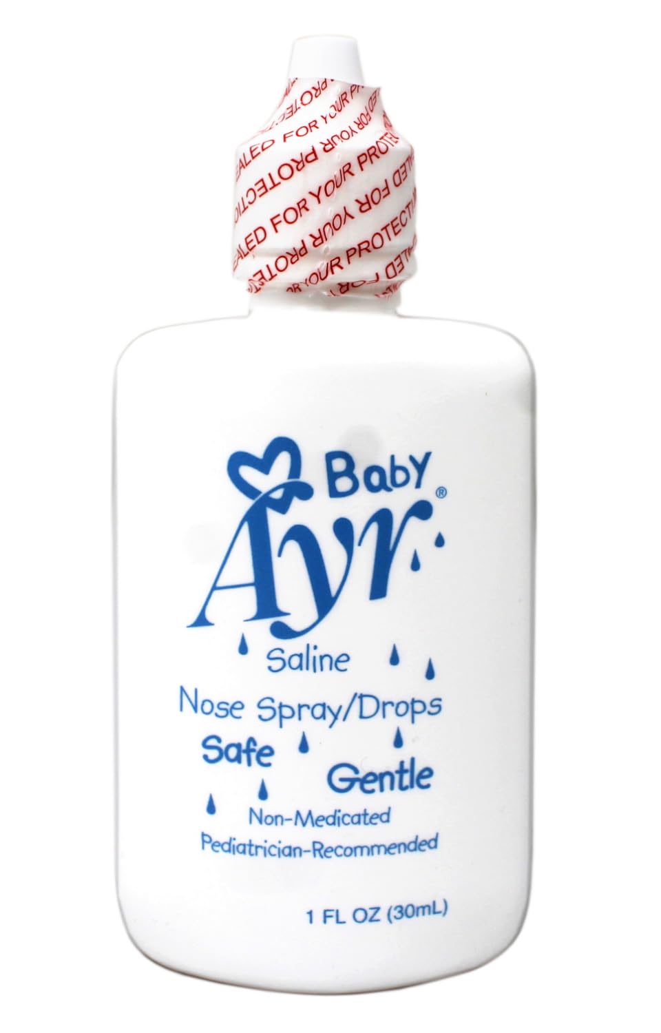 AYR Baby gotas de solución salina: descongestión suave para el bebé.
