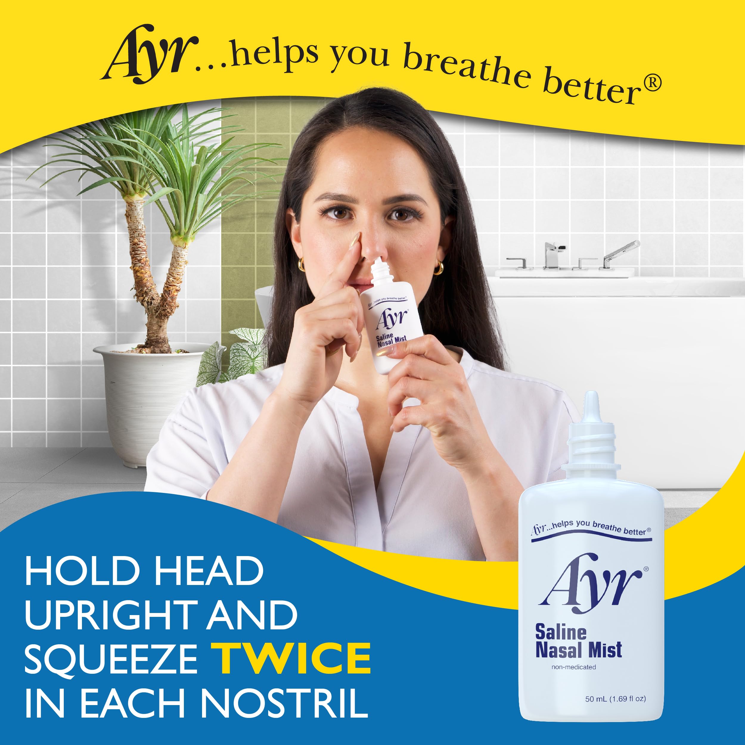 Ideal para embarazo Ayr Solución Nasal suave y seguro durante el embarazo