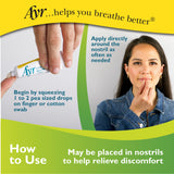 Aplicación nasal nocturna con Aloe, AYR, confort suave durante la noche.
