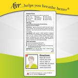 AYR gel nasal libre de colorantes, alivio suave para fosas nasales.