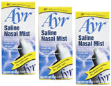 Ayr Solución Nasal botella de 3 unidades facilita limpieza nasal e hidratación