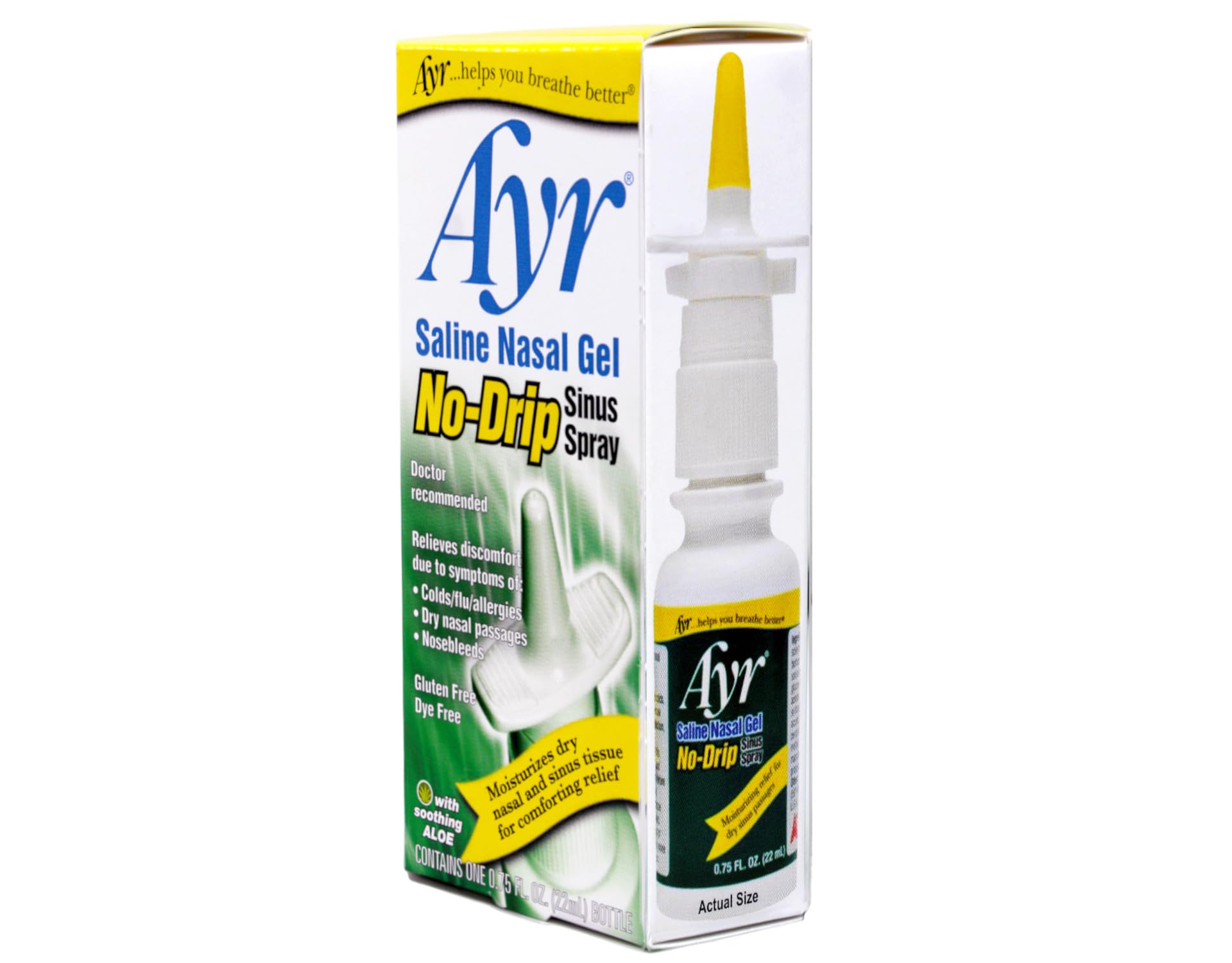 Aloe vera presente en AYR para hidratar la mucosa nasal.