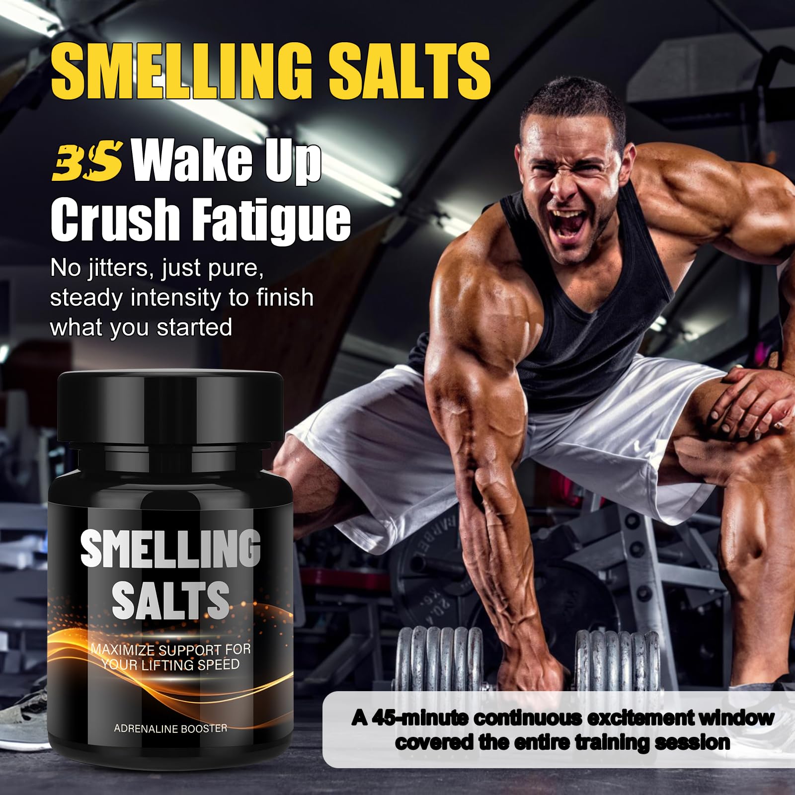 AYROX Pro Rush Power Salts, dosificador en primer plano, dosis precisa para sesiones intensas