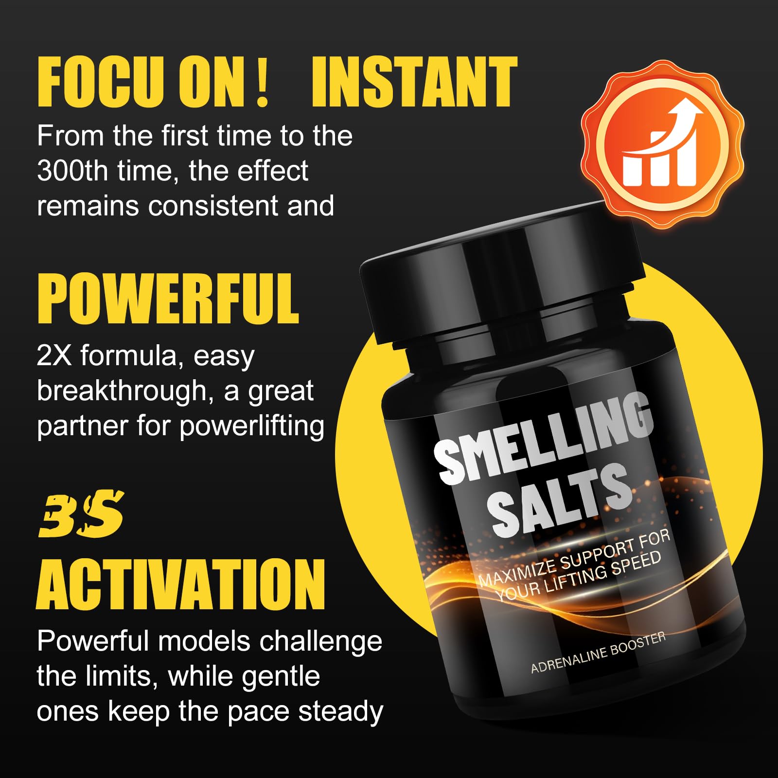 AYROX Pro Rush Power Salts, uso previo al entrenamiento, enfoque sostenido en series de alta intensidad